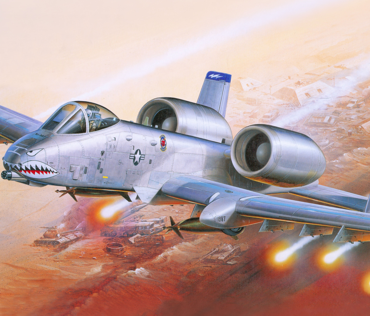 Обои Fairchild Republic A 10 Thunderbolt II 1200x1024