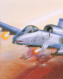 Sfondi Fairchild Republic A 10 Thunderbolt II 128x160