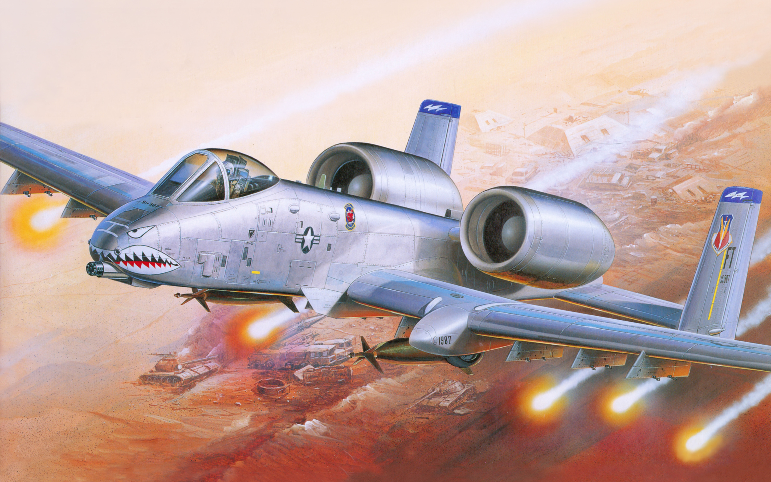 Sfondi Fairchild Republic A 10 Thunderbolt II 2560x1600