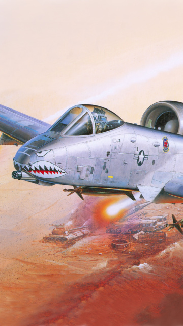 Fairchild Republic A 10 Thunderbolt II wallpaper 360x640