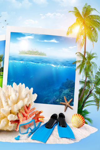 Summer Time Photo wallpaper 320x480