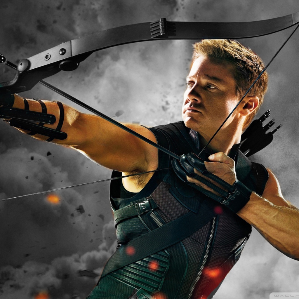 Das Hawkeye - The Avengers 2012 Wallpaper 1024x1024