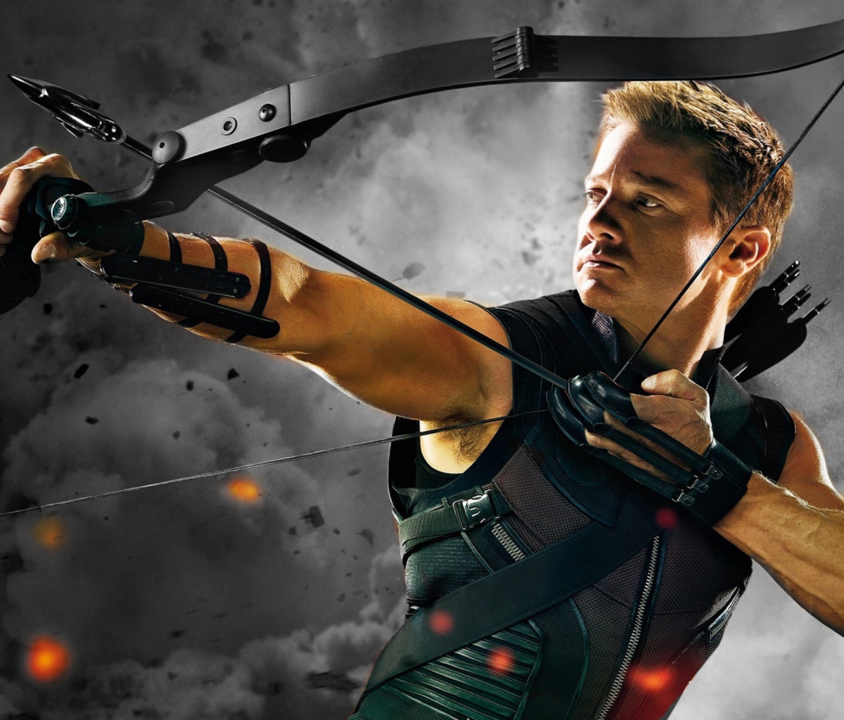 Fondo de pantalla Hawkeye - The Avengers 2012 1200x1024
