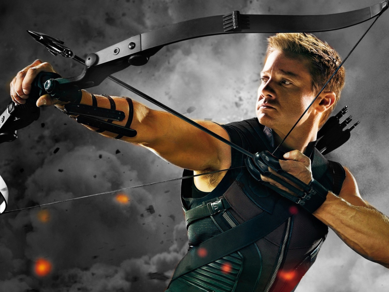 Обои Hawkeye - The Avengers 2012 1280x960
