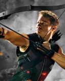 Обои Hawkeye - The Avengers 2012 128x160
