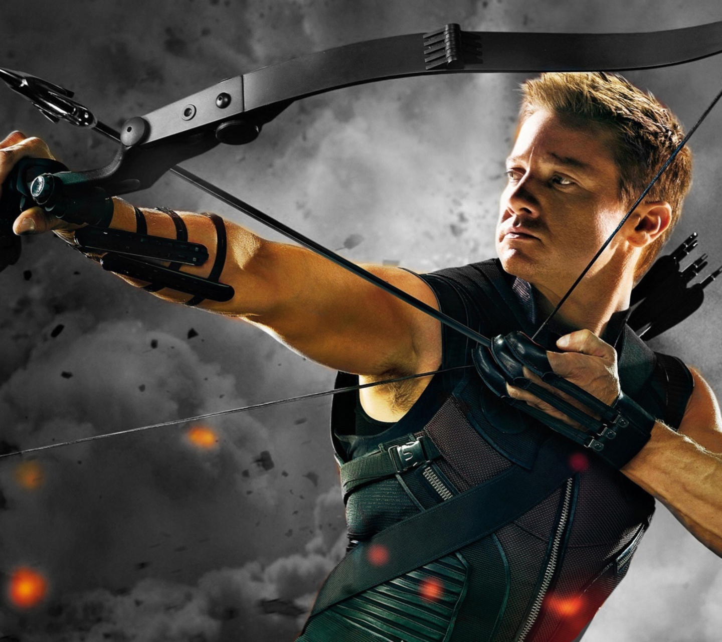 Fondo de pantalla Hawkeye - The Avengers 2012 1440x1280