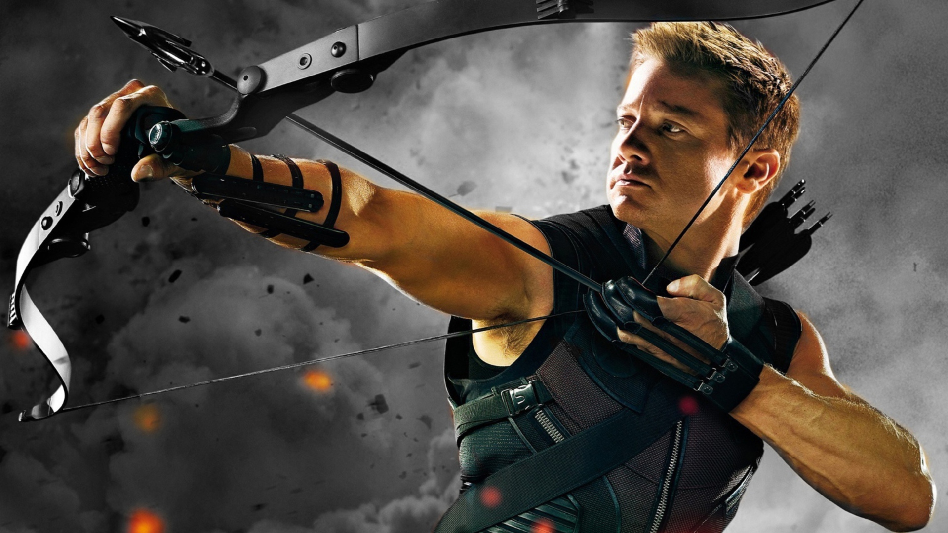 Обои Hawkeye - The Avengers 2012 1920x1080
