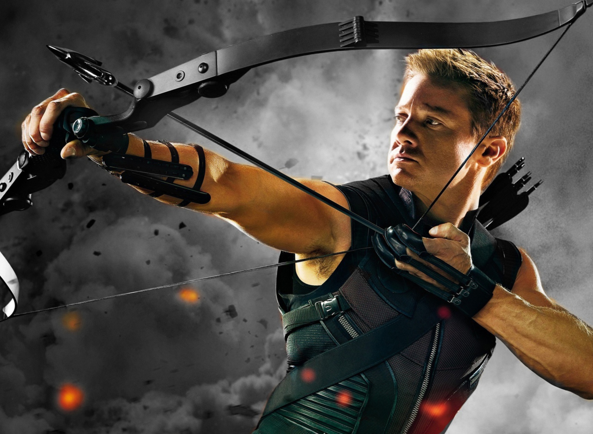 Обои Hawkeye - The Avengers 2012 1920x1408