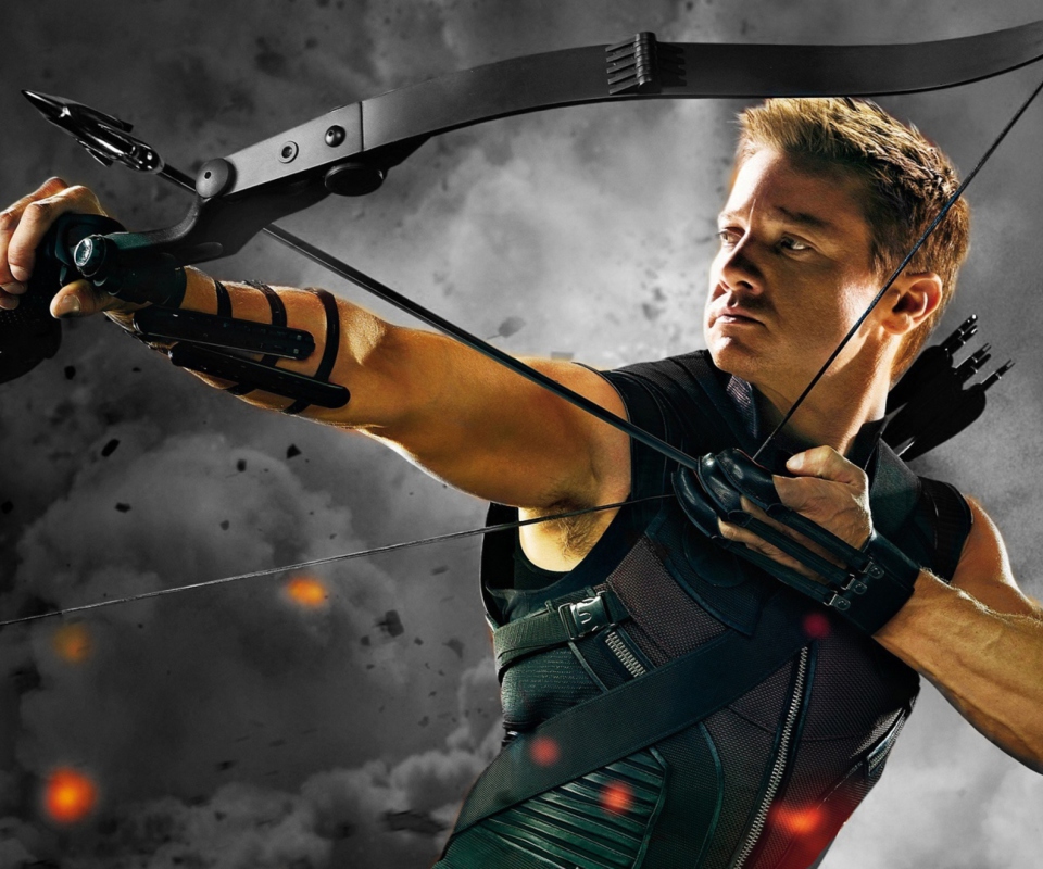 Das Hawkeye - The Avengers 2012 Wallpaper 960x800
