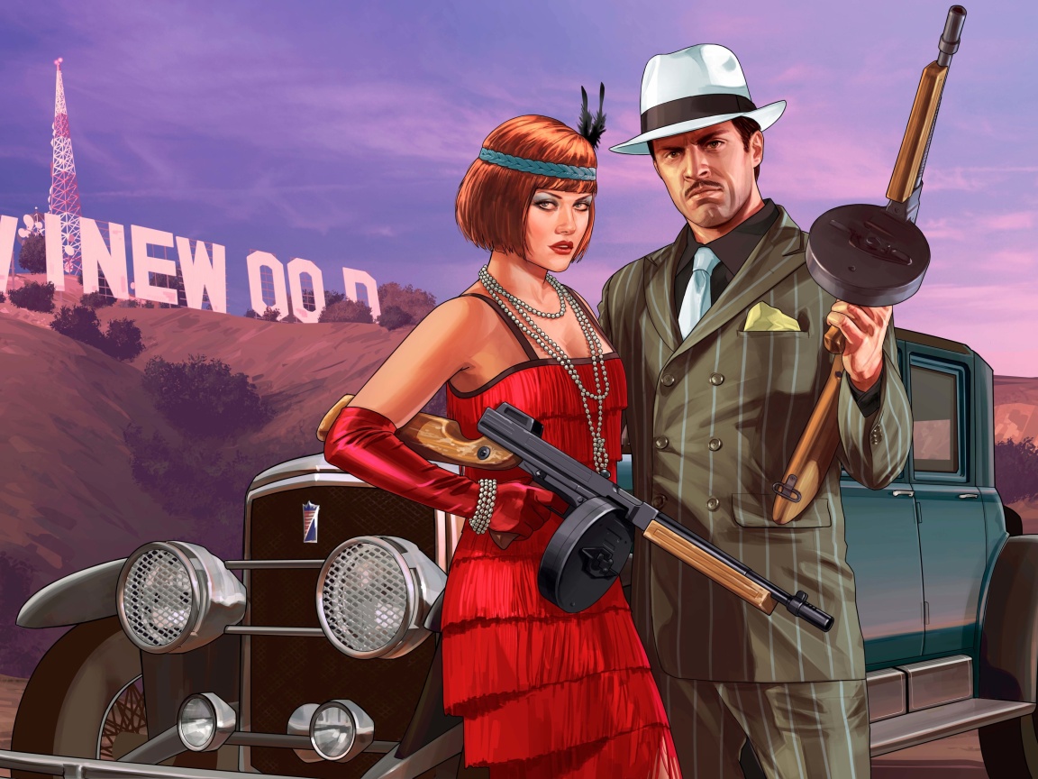 Das Grand Theft Auto V Metropolis Wallpaper 1152x864