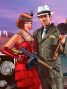 Fondo de pantalla Grand Theft Auto V Metropolis 132x176