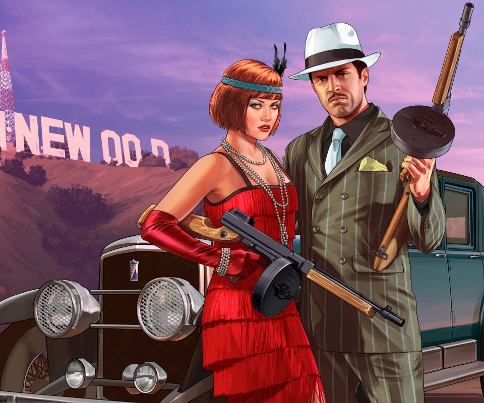 Das Grand Theft Auto V Metropolis Wallpaper 960x800