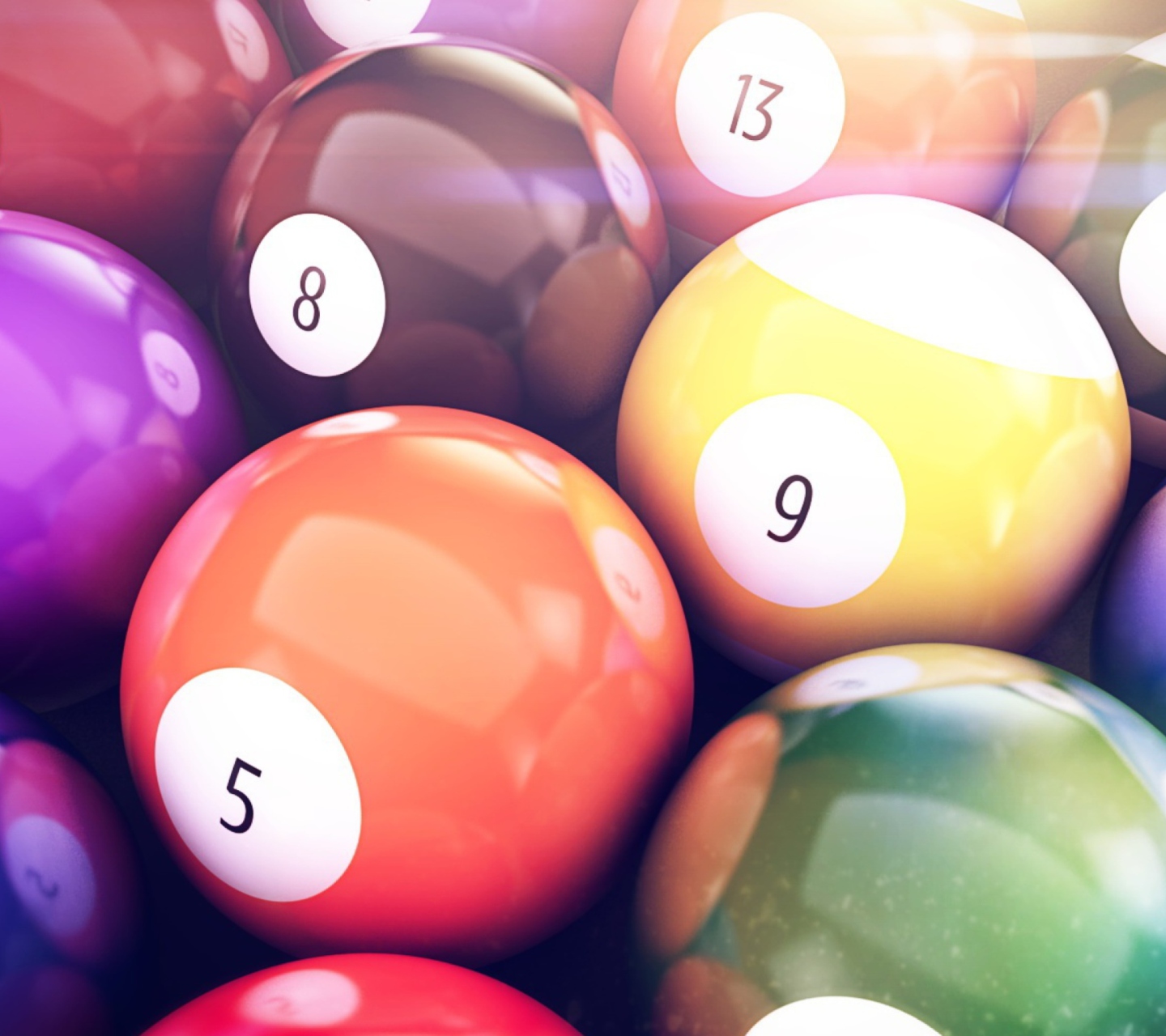 Screenshot №1 pro téma Billiards Balls 1440x1280