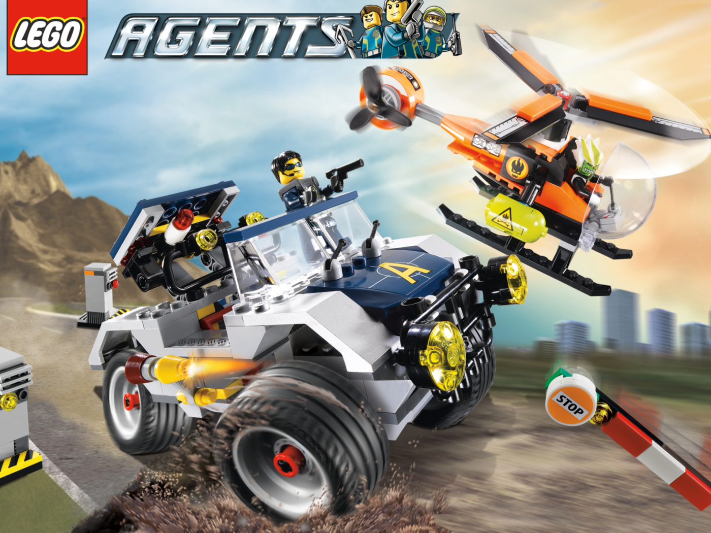 Das Lego Agents Wallpaper 1400x1050