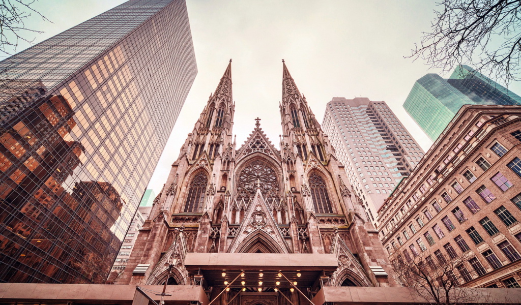 Sfondi St Patricks Cathedral In New York 1024x600