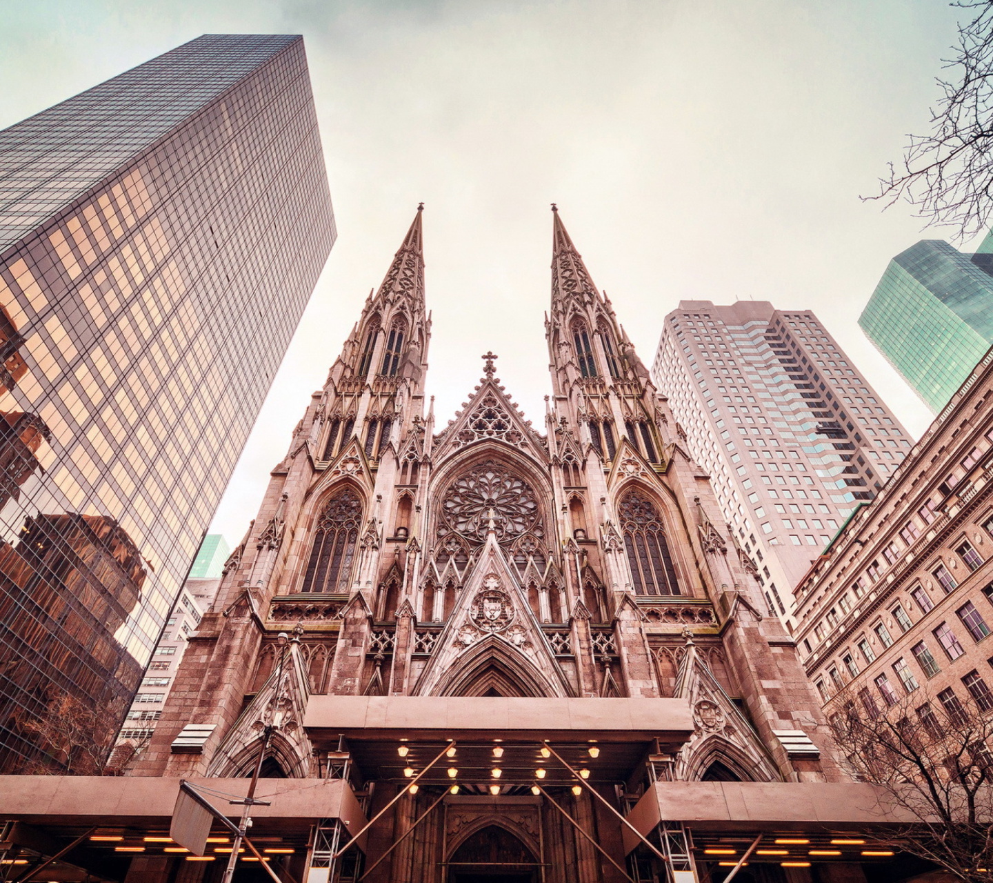 Обои St Patricks Cathedral In New York 1440x1280