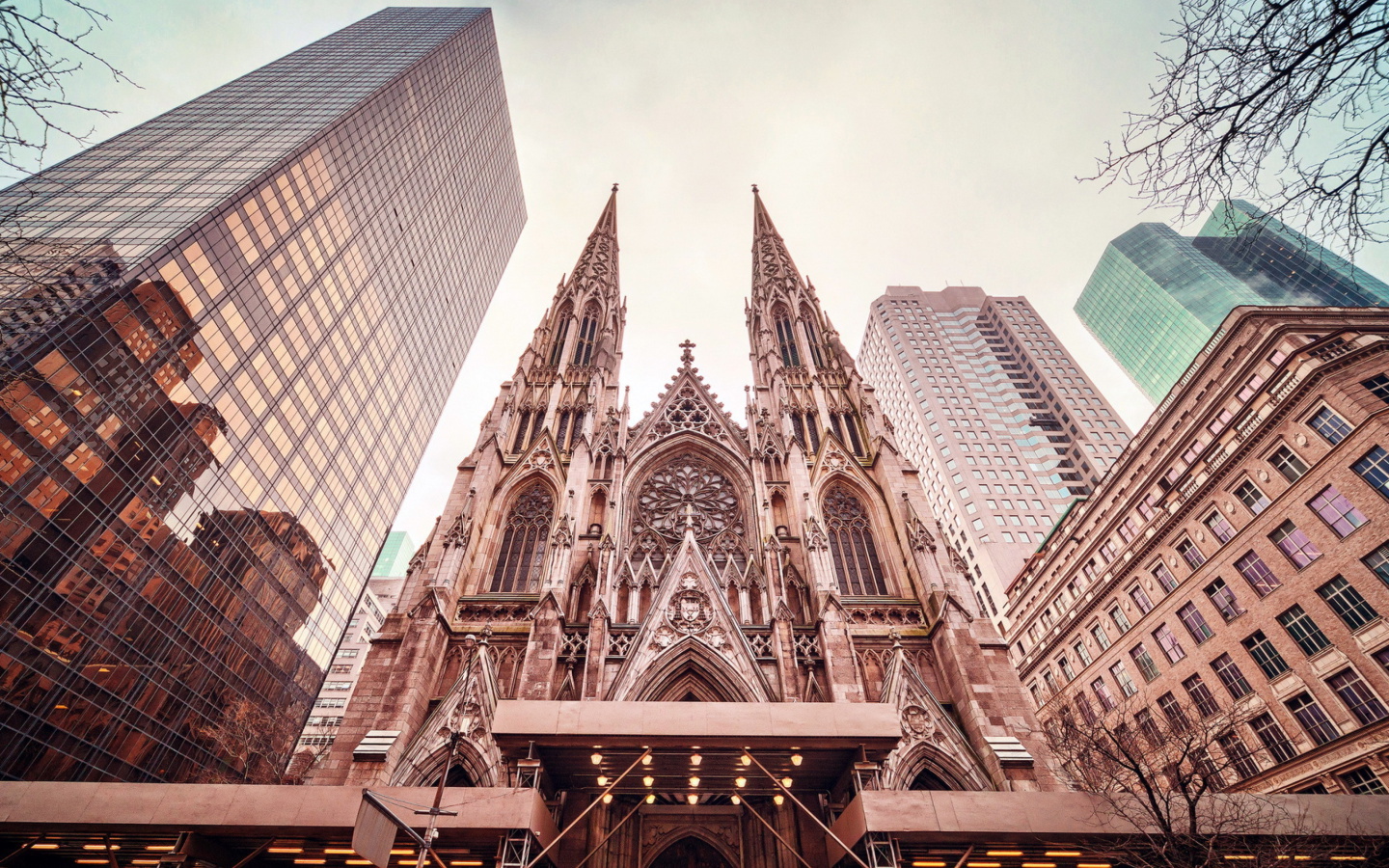 Screenshot №1 pro téma St Patricks Cathedral In New York 1440x900