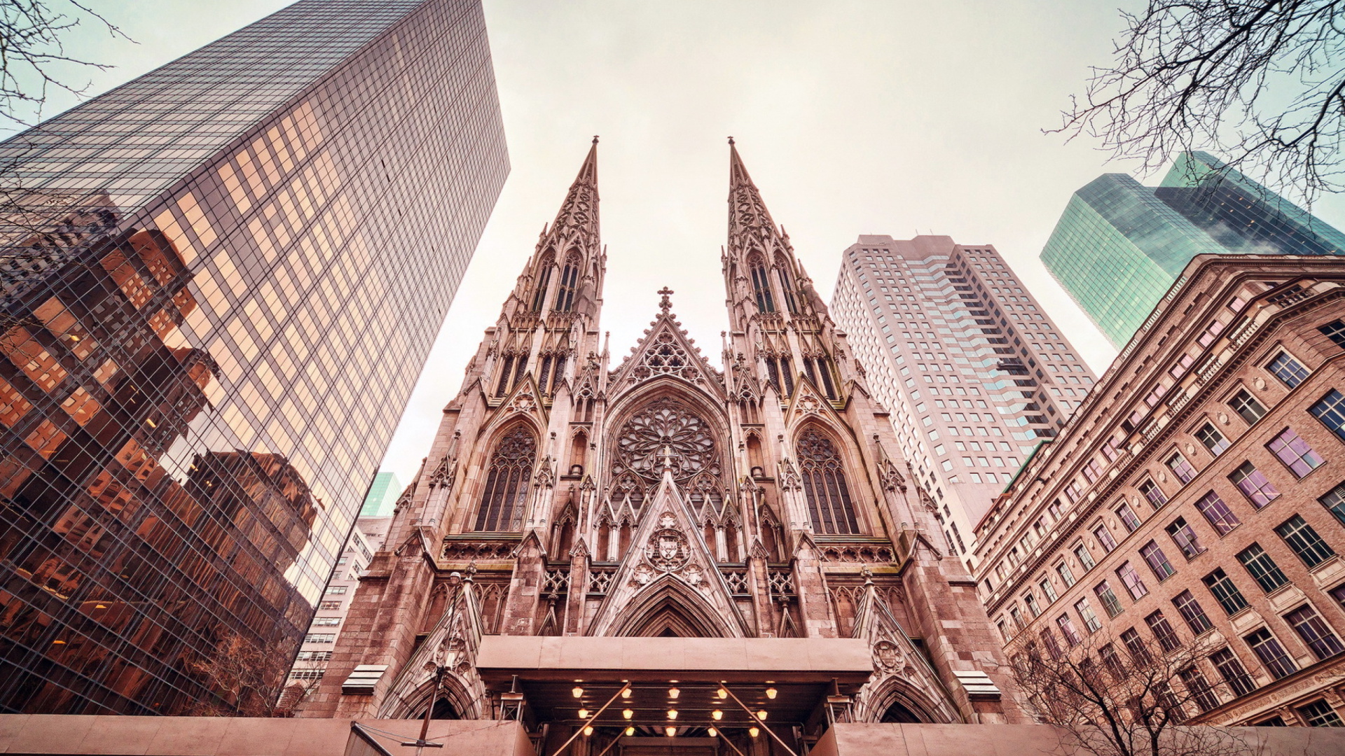 Sfondi St Patricks Cathedral In New York 1920x1080