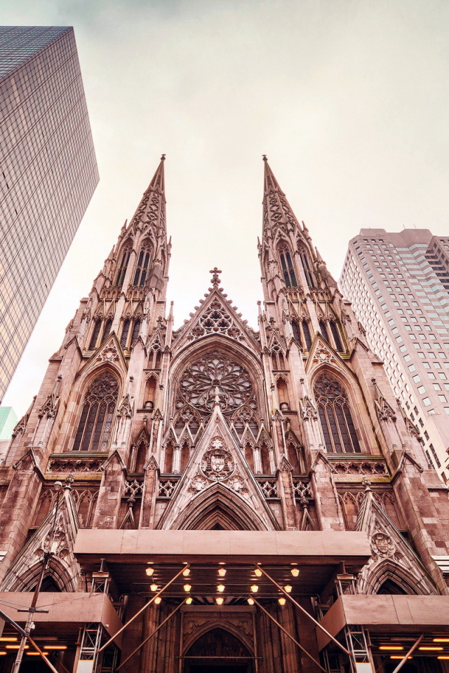 Sfondi St Patricks Cathedral In New York 640x960