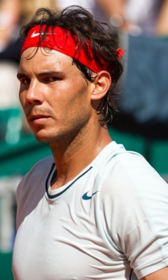 Fondo de pantalla Rafael Nadal - Roland Garros 240x400