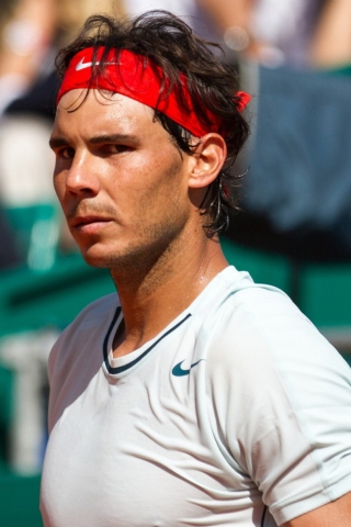 Fondo de pantalla Rafael Nadal - Roland Garros 320x480