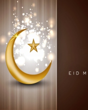 Das Eid Mubarak - Islam Wallpaper 176x220
