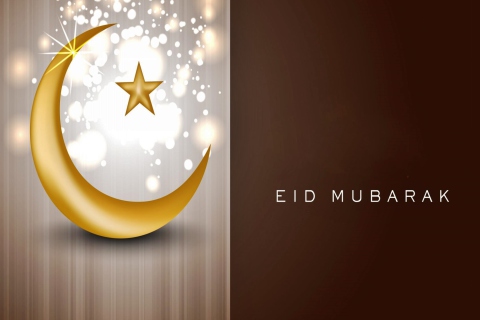 Обои Eid Mubarak - Islam 480x320