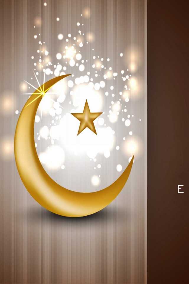 Fondo de pantalla Eid Mubarak - Islam 640x960