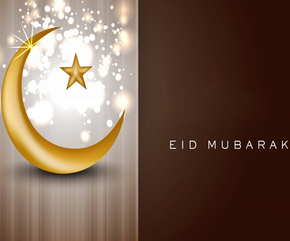 Fondo de pantalla Eid Mubarak - Islam 960x800