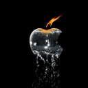 Sfondi Apple Ice And Fire 128x128