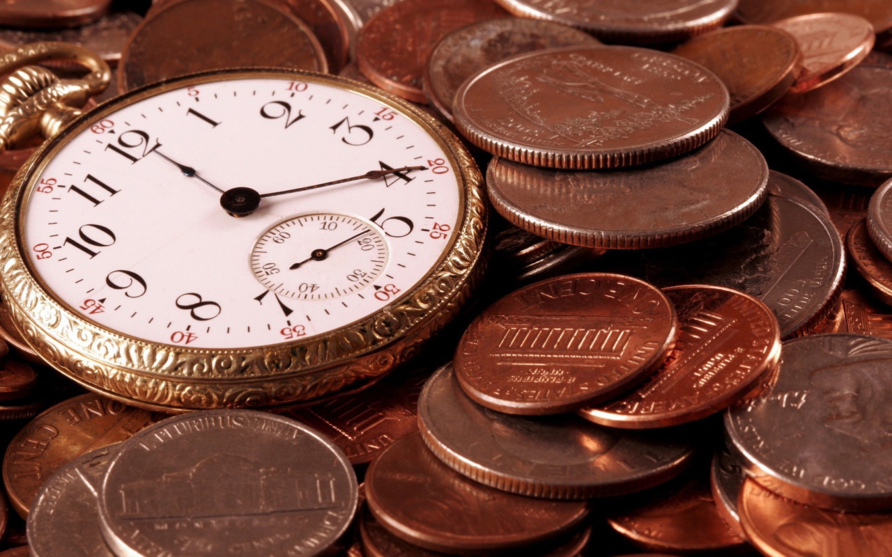 Time Is Money wallpaper 1280x800
