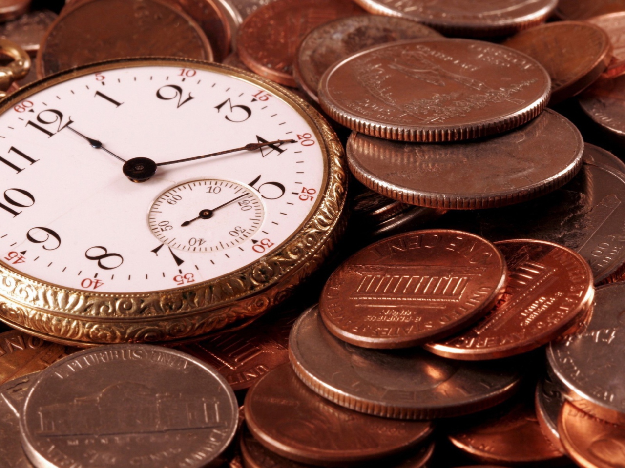 Time Is Money wallpaper 1280x960