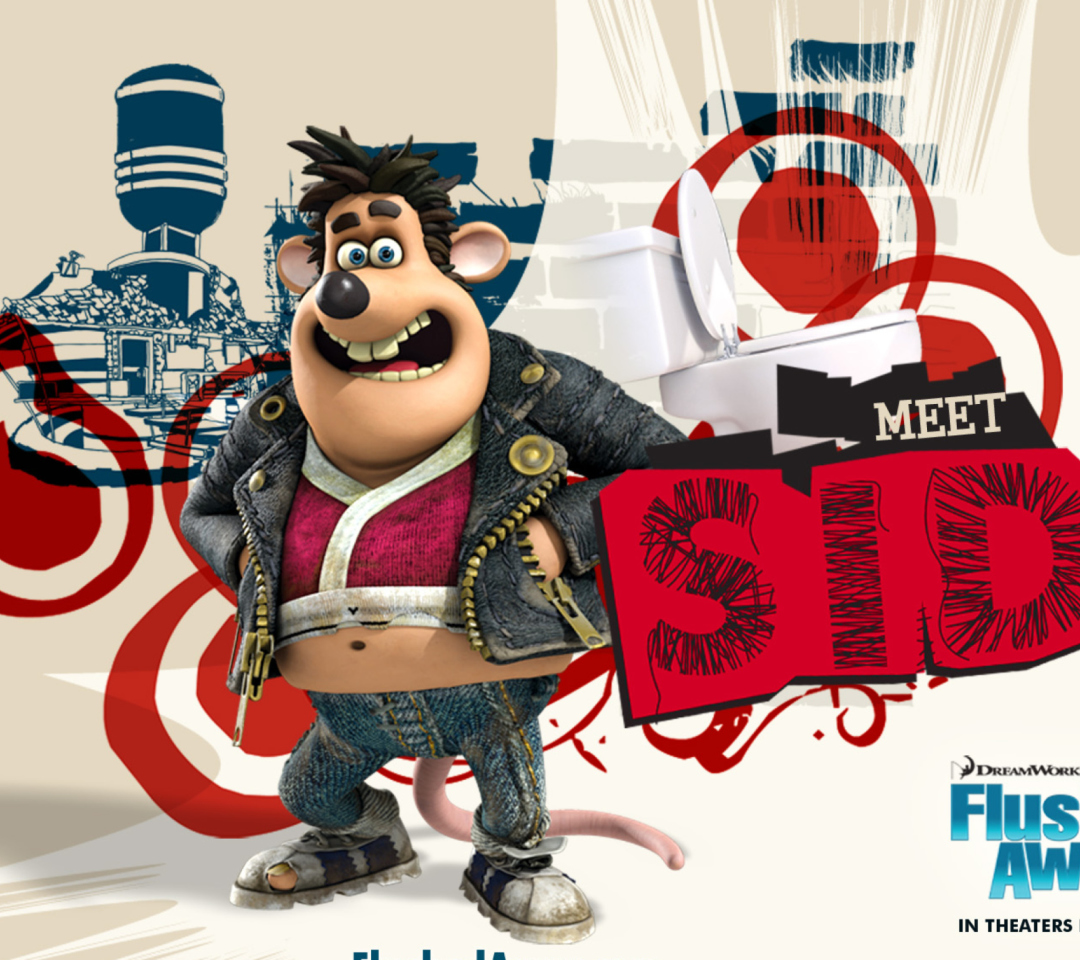 Das Flushed Away Wallpaper 1080x960