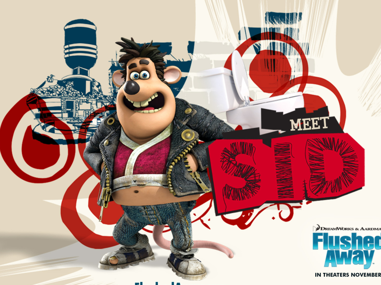 Flushed Away wallpaper 1280x960