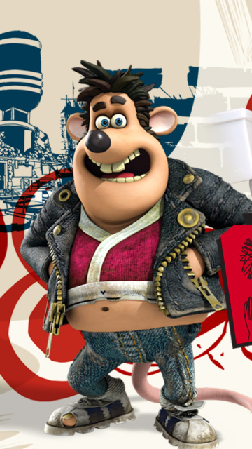 Обои Flushed Away 360x640