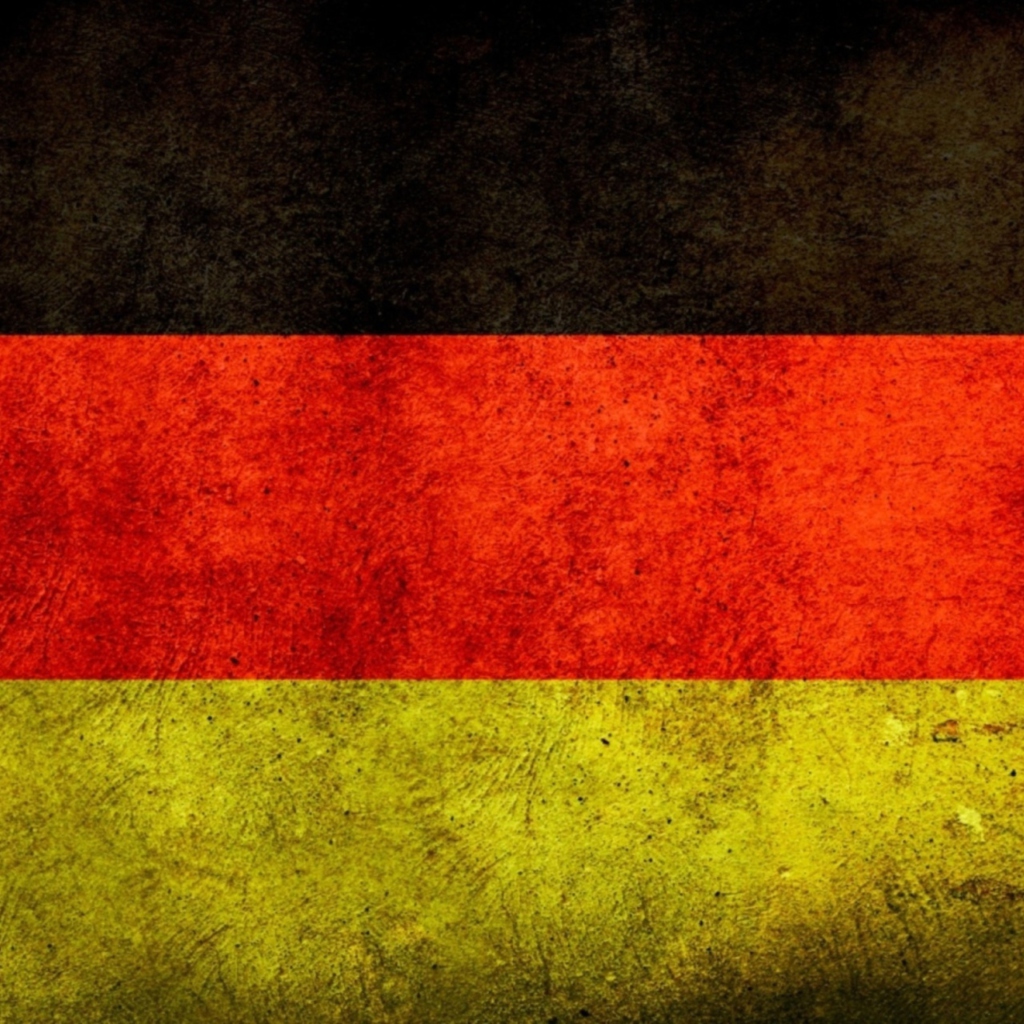 Das Flagge Deutschlands Wallpaper 1024x1024