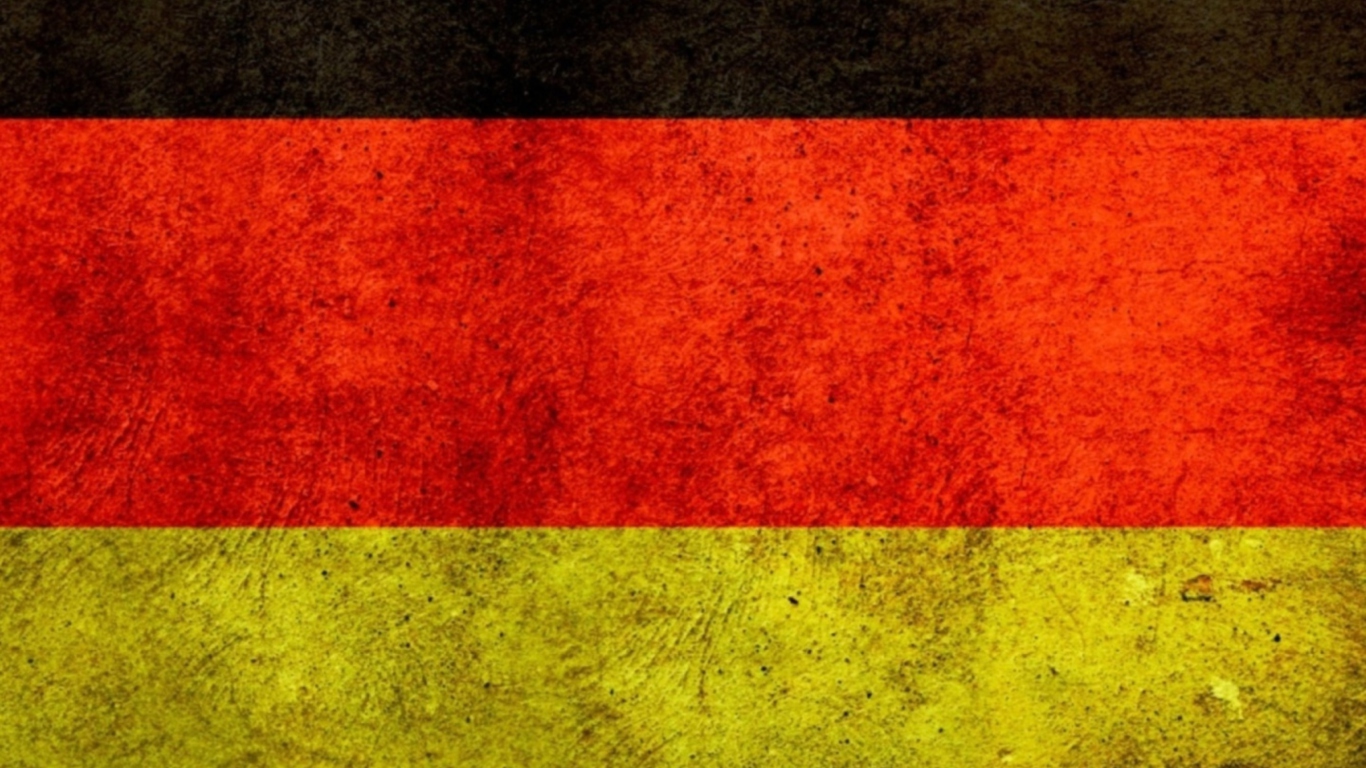 Fondo de pantalla Flagge Deutschlands 1366x768