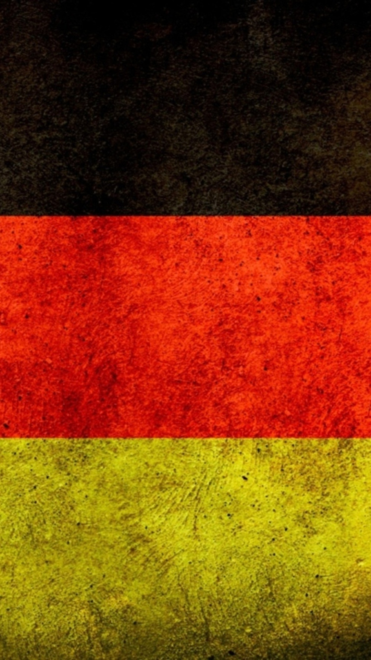 Flagge Deutschlands wallpaper 750x1334