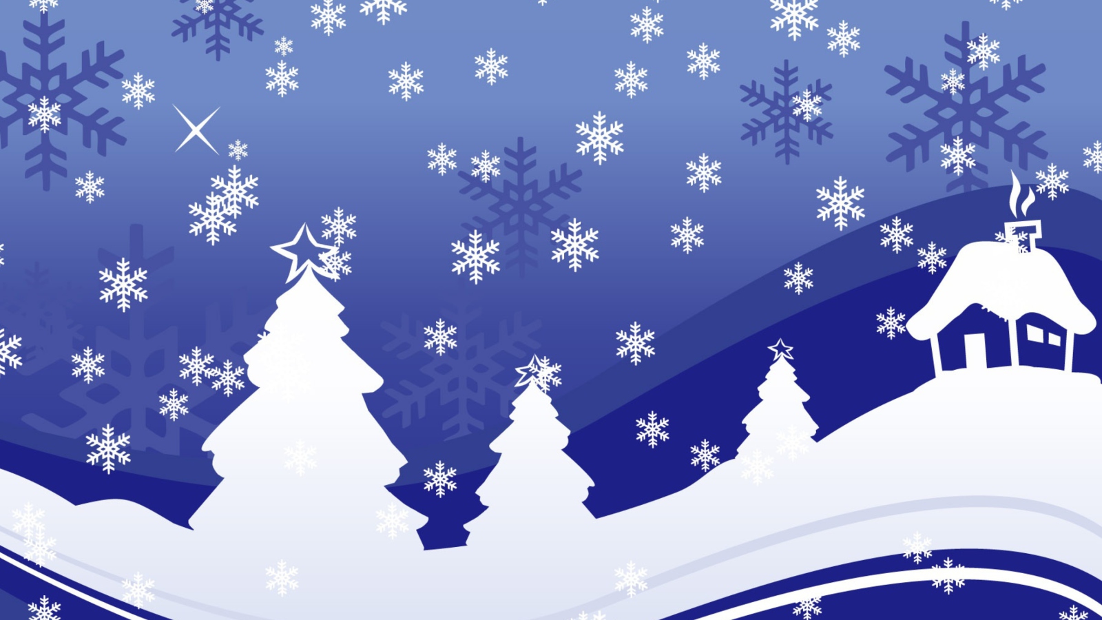 Das Vector Christmas Design Wallpaper 1600x900