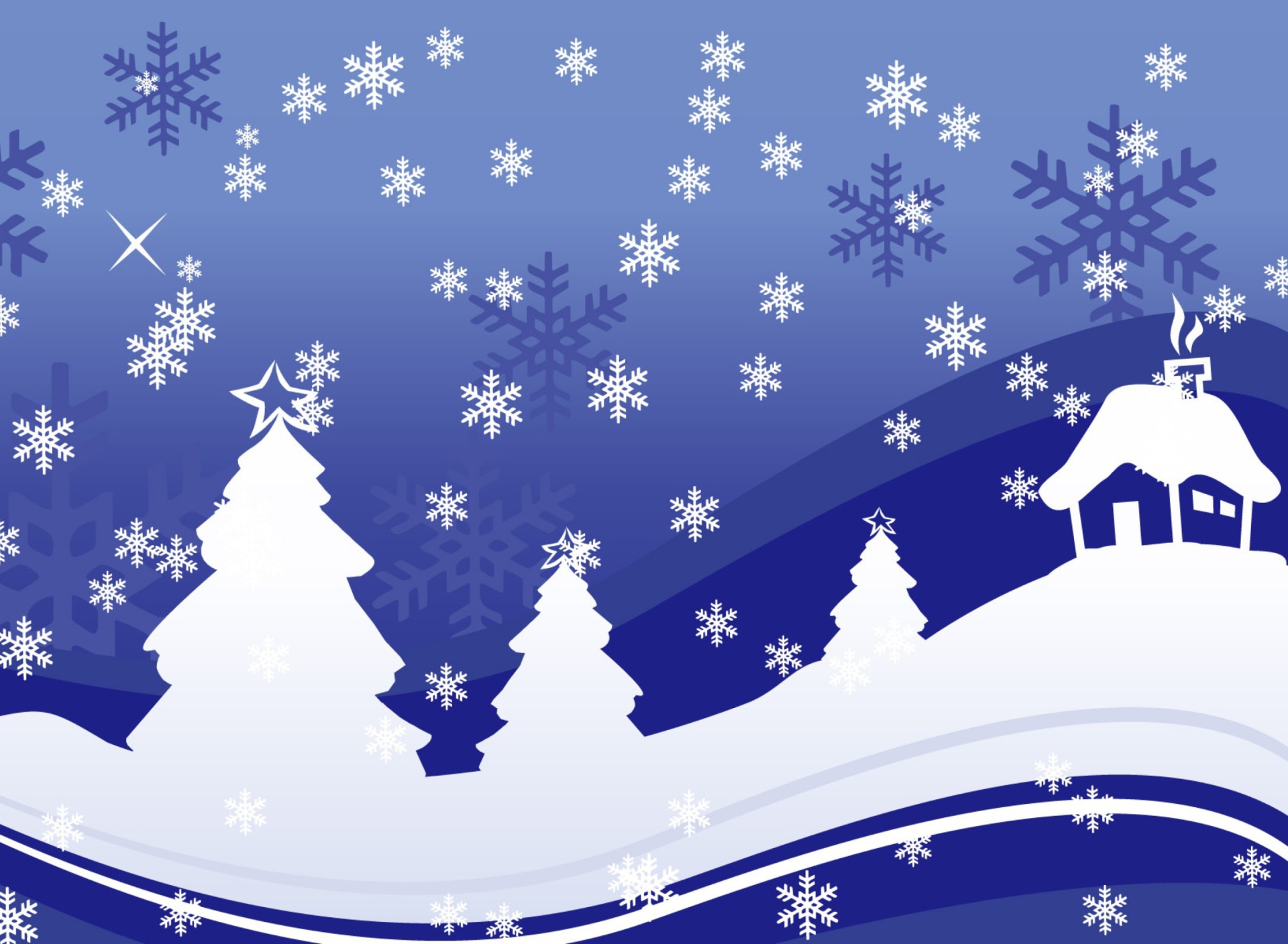 Обои Vector Christmas Design 1920x1408