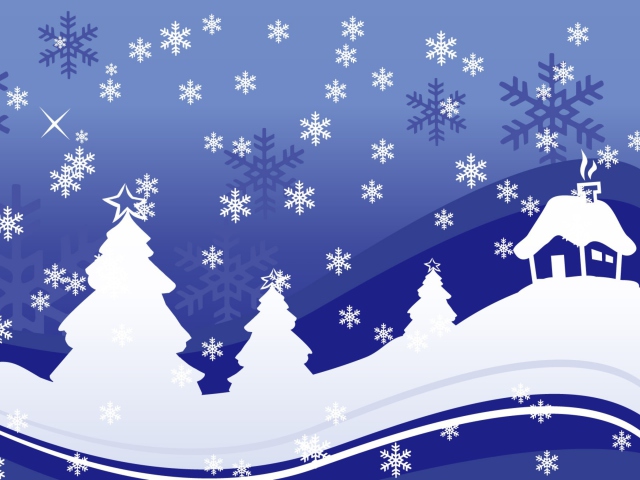 Обои Vector Christmas Design 640x480