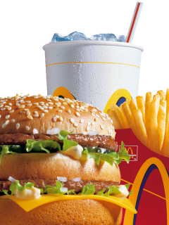 Screenshot №1 pro téma McDonalds: Big Mac 240x320