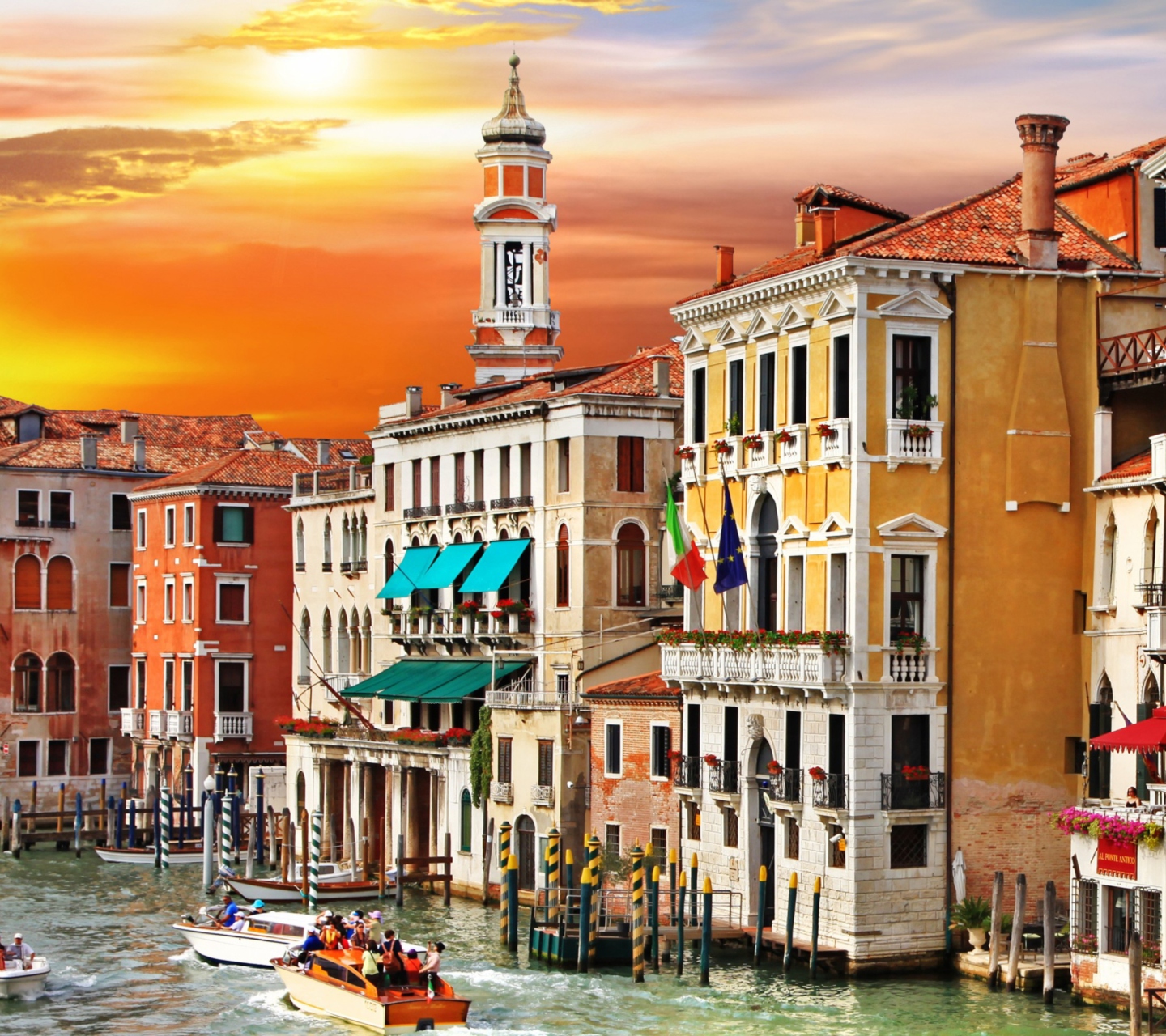 Обои Grand Canal Venice 1440x1280
