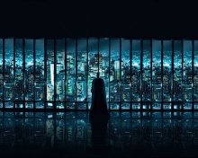 Das Batman Observing Wallpaper 220x176