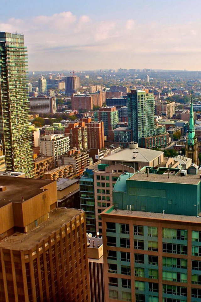 Das Toronto Cityscape Wallpaper 640x960
