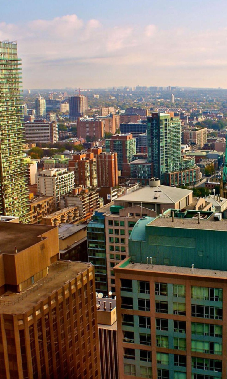 Toronto Cityscape wallpaper 768x1280