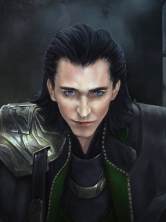 Das Loki - The Avengers Wallpaper 240x320
