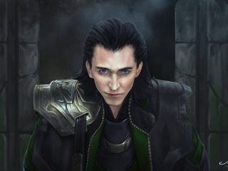 Loki - The Avengers wallpaper 320x240