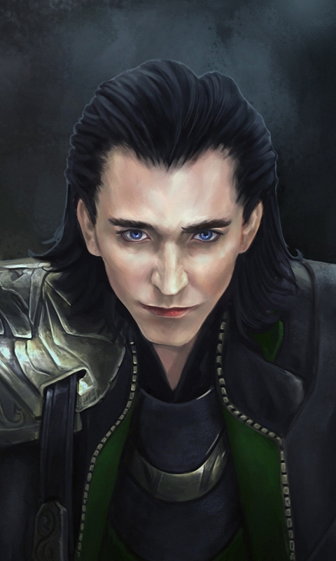 Das Loki - The Avengers Wallpaper 480x800