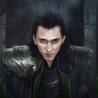 Kostenloses Loki - The Avengers Wallpaper für 1024x1024